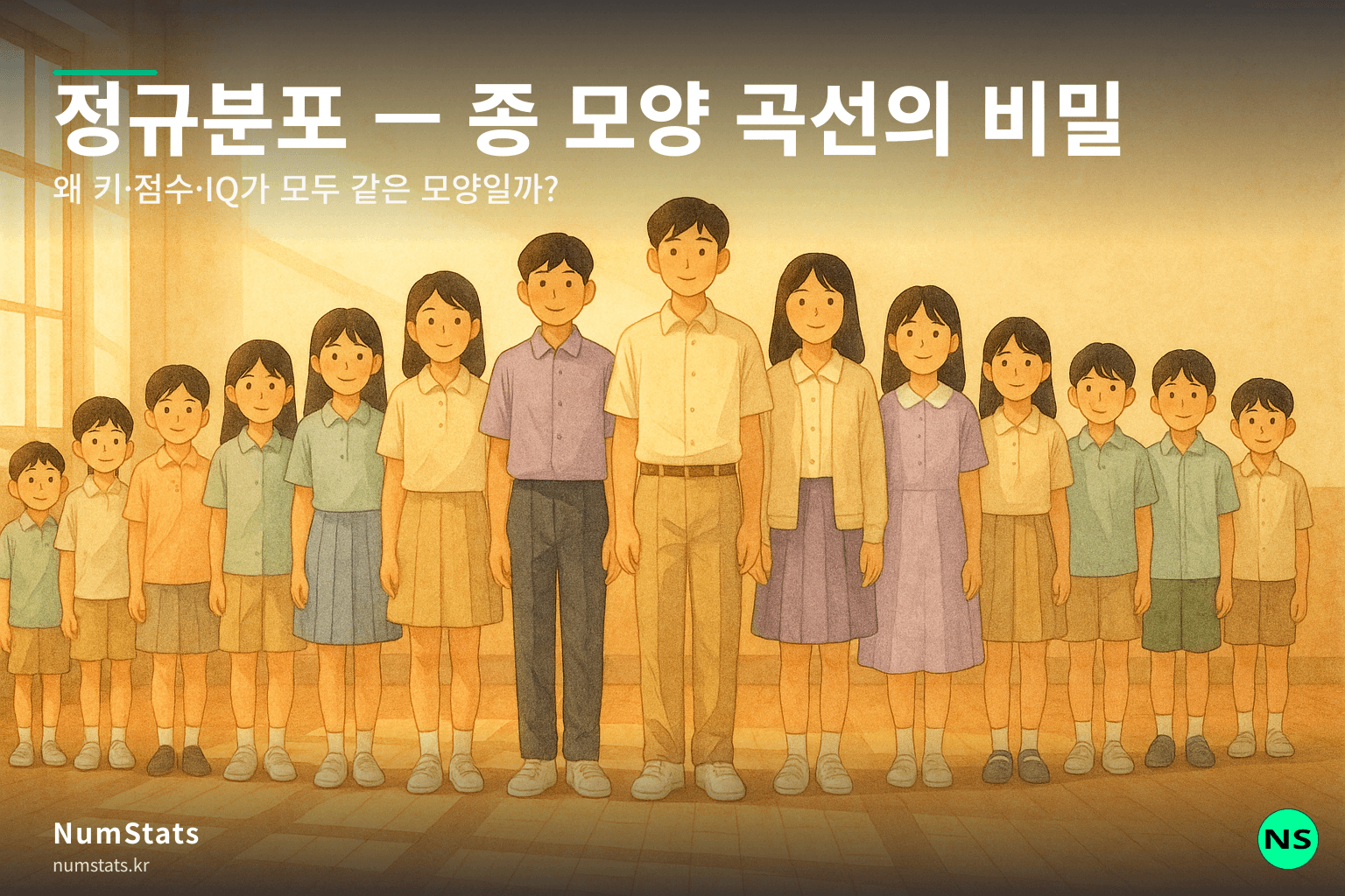 정규분포 쉽게 이해하기 — 종 모양 분포의 모든 것